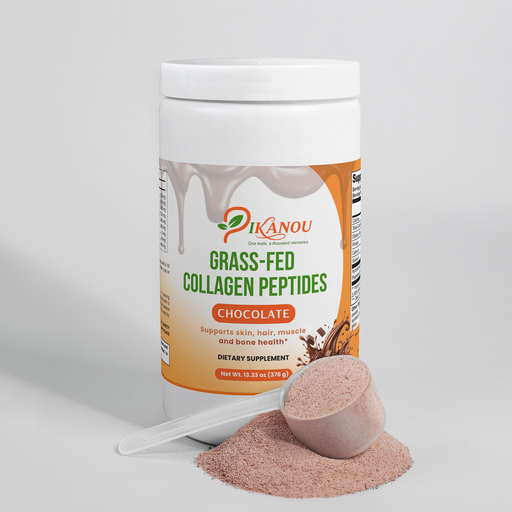 Grass-Fed Collagen Peptides Powder (Chocolate)
