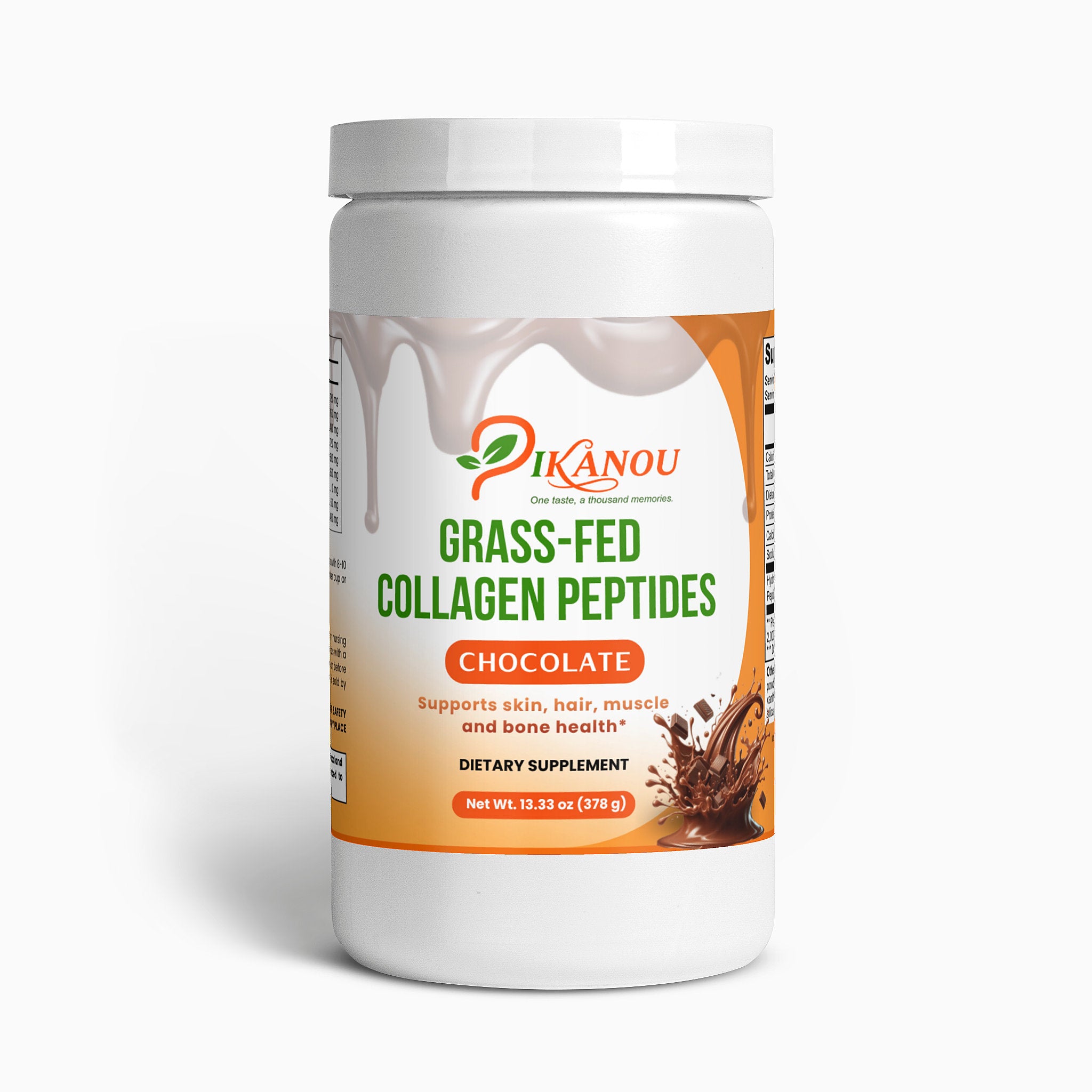 Grass-Fed Collagen Peptides Powder (Chocolate)